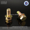 High quality carbon steel screw nut washer combination screw